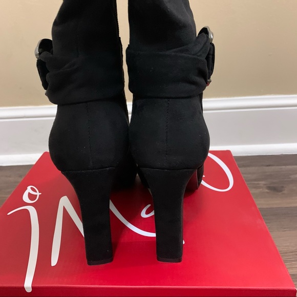 Impo Black Obia High Heel Dress Boots With Buckle Size 9.5 Women’s Boots - Picture 12 of 14